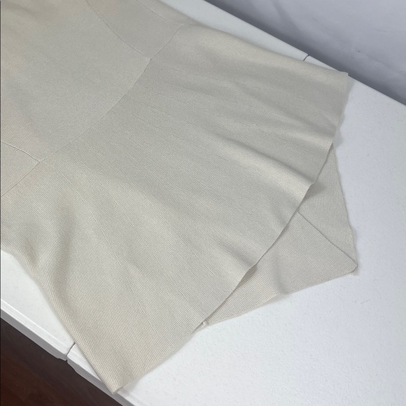 Eileen Fisher Sz M Cardigan Sweater Cream Silk Cotton Angled Front - Picture 13 of 14